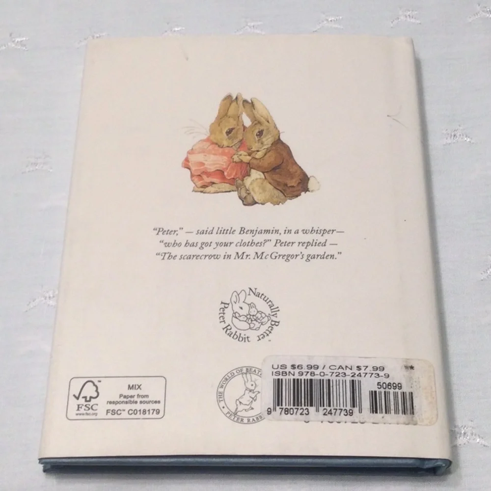 Beatrix Potter The Tale Of Benjamin Bunny Hard Back Book​